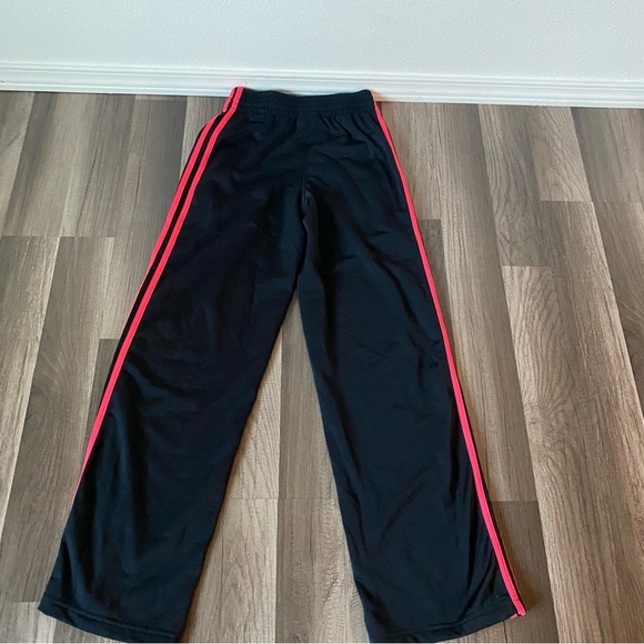 adidas Black and Pink Sweatpants with Elastic Waistband - Picture 5 of 7